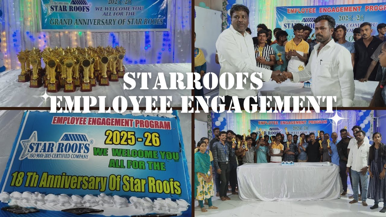 Star Roofs - Employee Engagement Award function 