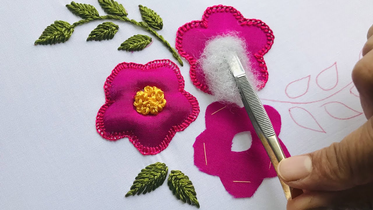 Hand Embroidery Amazing Patch Work Embroidery Border Embroidery 3D