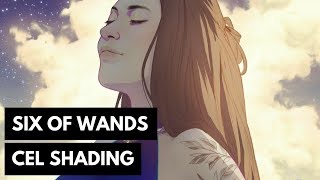 Six of Wands: Cel Shading in Photoshop