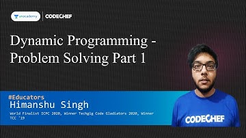 Dynamic Programming - Problem Solving Part 1 || Himanshu Singh