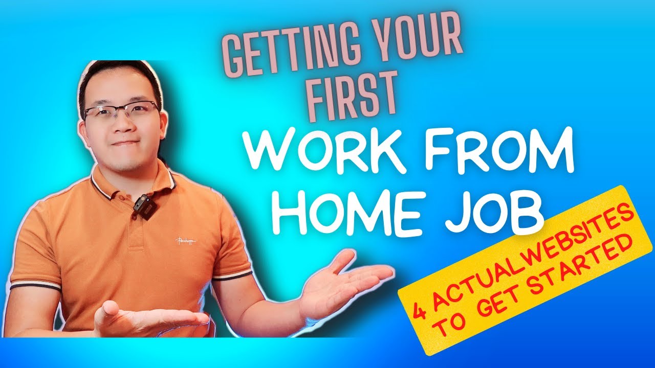4 Websites to Get Your First Work From Home Job! - YouTube