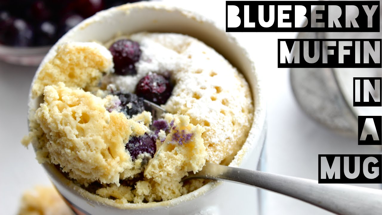 healthy blueberry muffin in