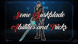 Some Duskblade Abilities and Tricks