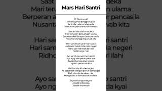 Download Lagu Mars santri hari santri 20 Oktober 2024 #laguharisantri #liriklagu #harisantri  #harisantrinasional MP3