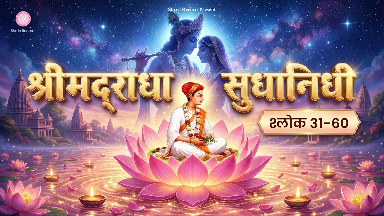 श्रीमद् राधासुधानिधी | श्लोक 31-60 | Sri RadhaSudhanidhi | Premanand Ji Maharaj | Shree Record