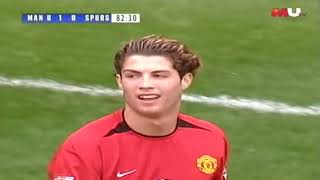 Cristiano Ronaldo Vs Tottenham Hotspur Home (20-03-2004)