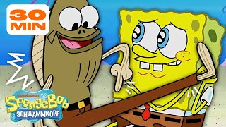 SpongeBob | 30 MINUTEN der besten Momente von Fred dem Fisch! | SpongeBob Schwammkopf