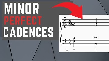 How To Write Minor Perfect Cadences in Root Position | Four Part harmony Tutorial #13