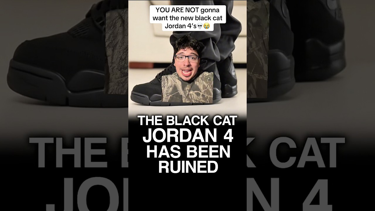 У кроссовок Jordan 4 Black Cat есть ОЧЕНЬ БОЛЬШАЯ проблема… 