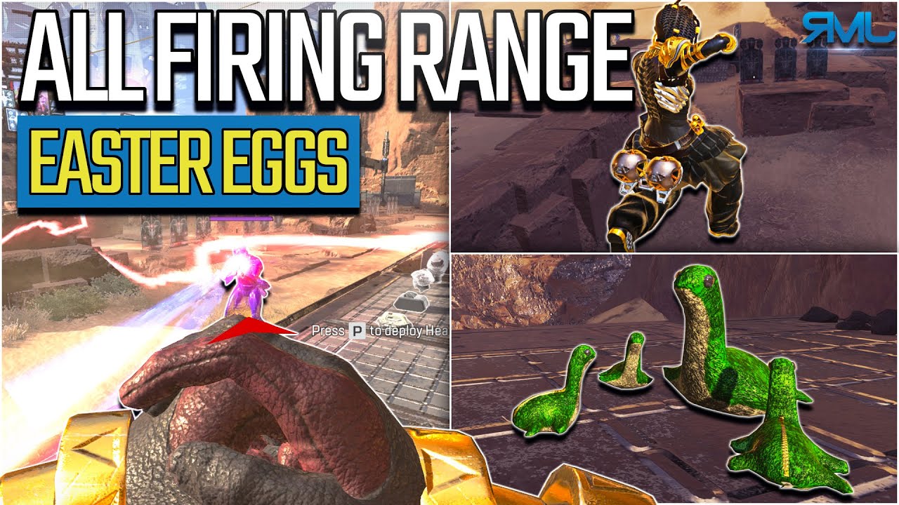 All Firing Range Easter Eggs Apex Legends Easter Eggs Youtube