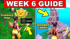 fortnite all season 8 week 6 challenges guide visit a wooden rabbit search where the knife points duration 10 32 - different throwable items fortnite