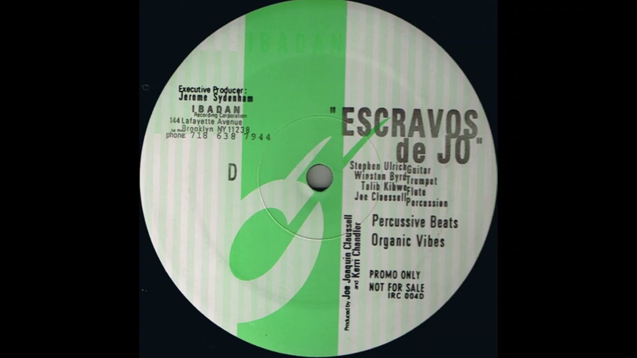 Joe Claussell And Kerri Chandler – Escravos De Jo (Percussive Beats)