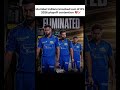 Mumbai Indians: Knocked Out of IPL 2026