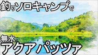 高ソメキャンプ場の釣り池でルアーフィッシング初心者でもゲットできたイワナをローストしたら白ワインを飲み過ぎてしまったソロキャンプ