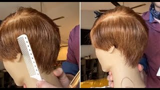 Short soft Pixie Haircut & Hairstyles for Women | Short Layered Cutting Technique screenshot 5