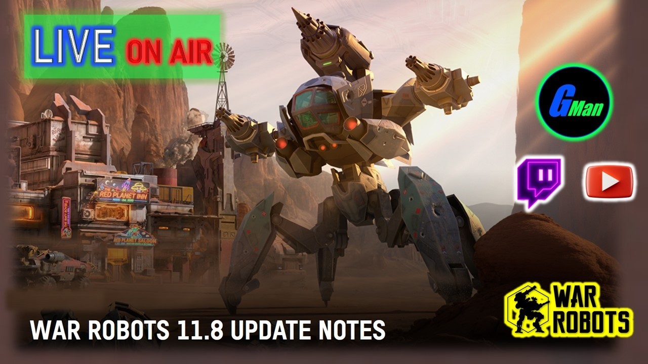 LIVE: Update 11.8 Mosquito Power! | WR - War Robots