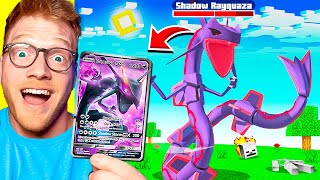 Opening POKEMON CARDS To Get SHADOW POKEMON In MINECRAFT