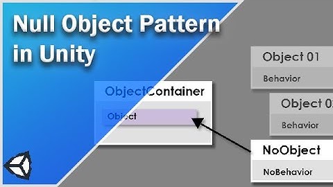 Null Object Pattern in Unity
