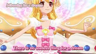 Lagu aikatsu 'Growing for a dreams' lirik
