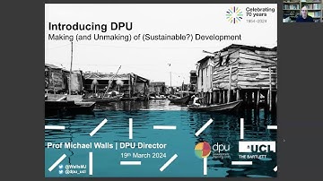 The Bartlett Development Planning Unit Virtual Open Day and Taster Lecture