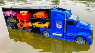 Cứu Hộ Xe Tải Vận Chuyển Đồ Chơi Robot Biến Hình Mới:Xe Công Trình, Pixar Car, Tobot, Lego