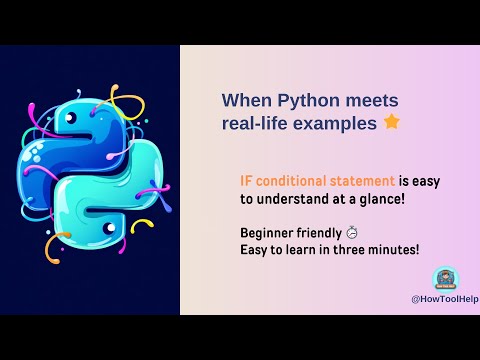 [Python Study Notes] Learn conditional statements in three minutes