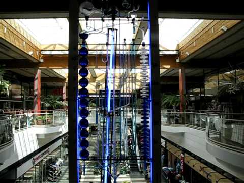 Noon time Time-Flow Clock by Bernard Gitton,Rødovre Centrum, DK.AVI Noon time Time-Flow Clock by Bernard Gitton,Rødovre Centrum, DK.AVI