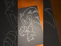 Drawing Sonic the Hedgehog! #art #sonic #drawing