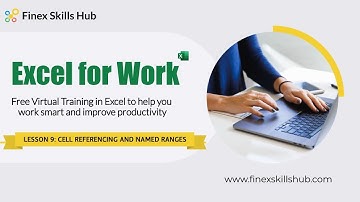 Topic 9 - Master Cell Referencing and Named Ranges to create effective formulas