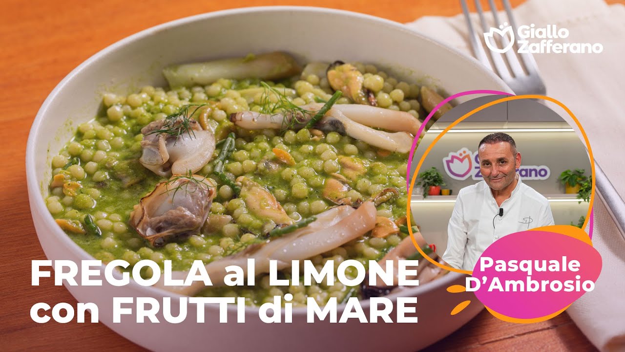 Fregola al Limone con Salicornia e Frutti di Mare