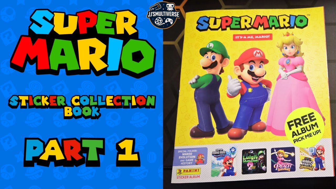 Mario Sticker Book and Pack Openings