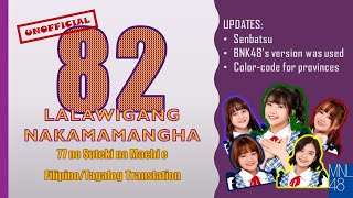 【REUPLOAD】 MNL48 - 82 no Suteki na Machi e (Fan-Made Filipino translation - 77 no Suteki na Machi e)