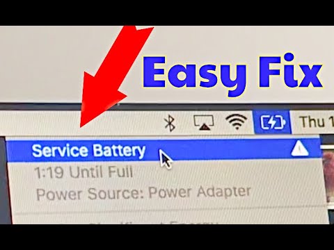 MacBook Service Battery Fixed by DIY Approved