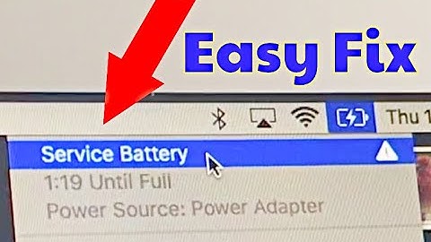 MacBook Service Battery Fixed
