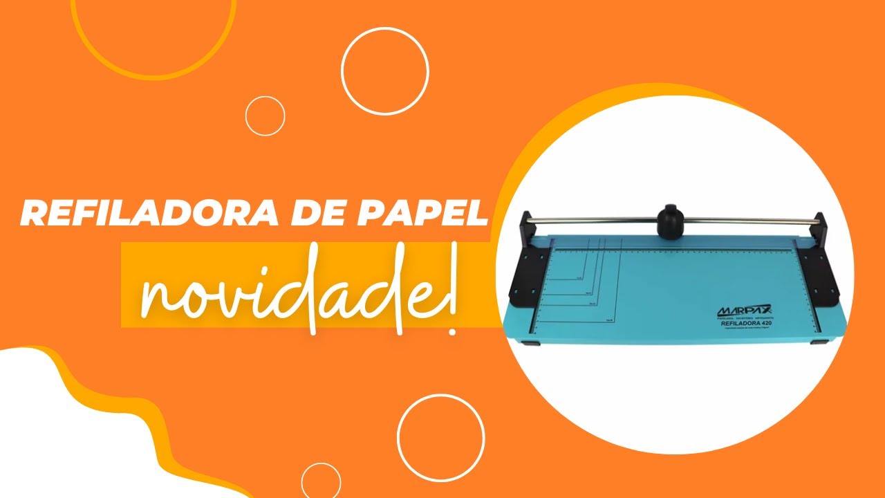 Capa do vídeo Refiladora de Papel Verde para ótimo acabamento | Novidade Marpax