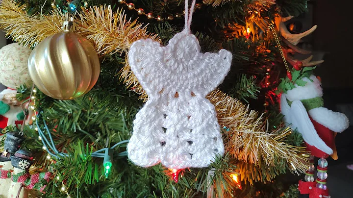 Learn to Make a Delicate Crochet Angel Ornament