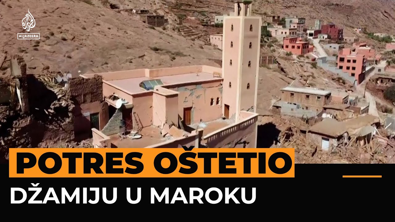 حارس أمن ينتشل عائلة من تحت أنقاض مسجد متضرر من الزلزال في المغرب