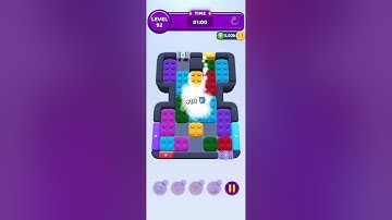 Color Block Jam Level 92 hard level Walkthrough Solution