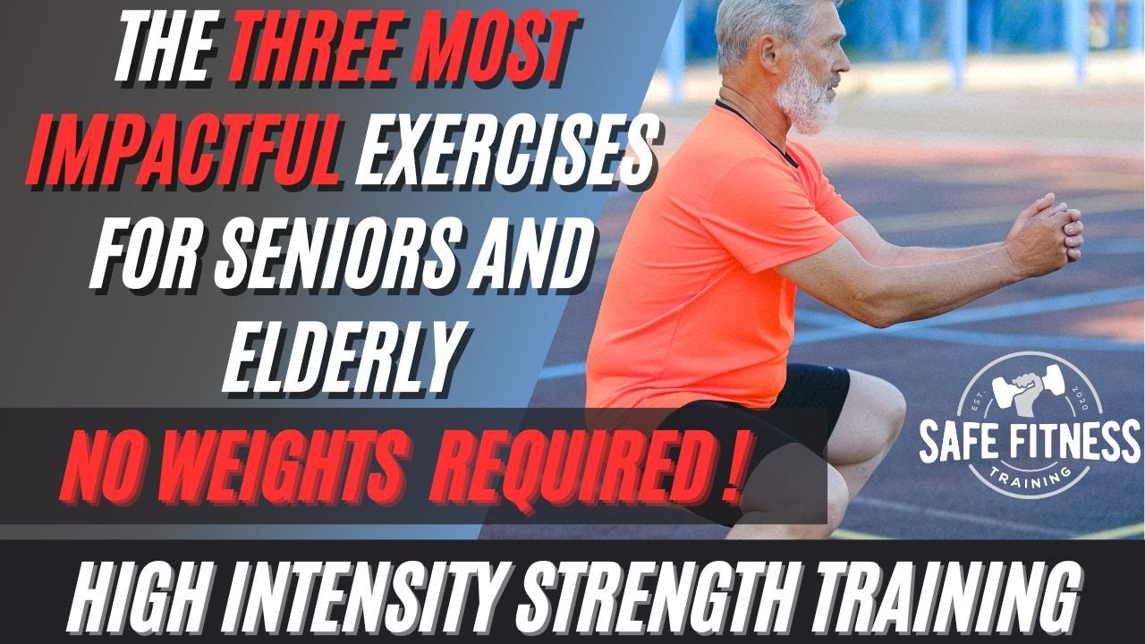 Senior Exercise Intense The Big 3 Important Exercises for Seniors and Elderly At Home Without ...