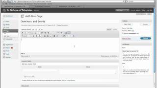 Wordpress:  How to Post and Edit Content Part 1