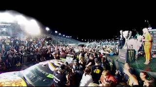 360 VIDEO: MARTIN TRUEX JR. EMERGES FROM HIS NO. 78 A CHAMPION