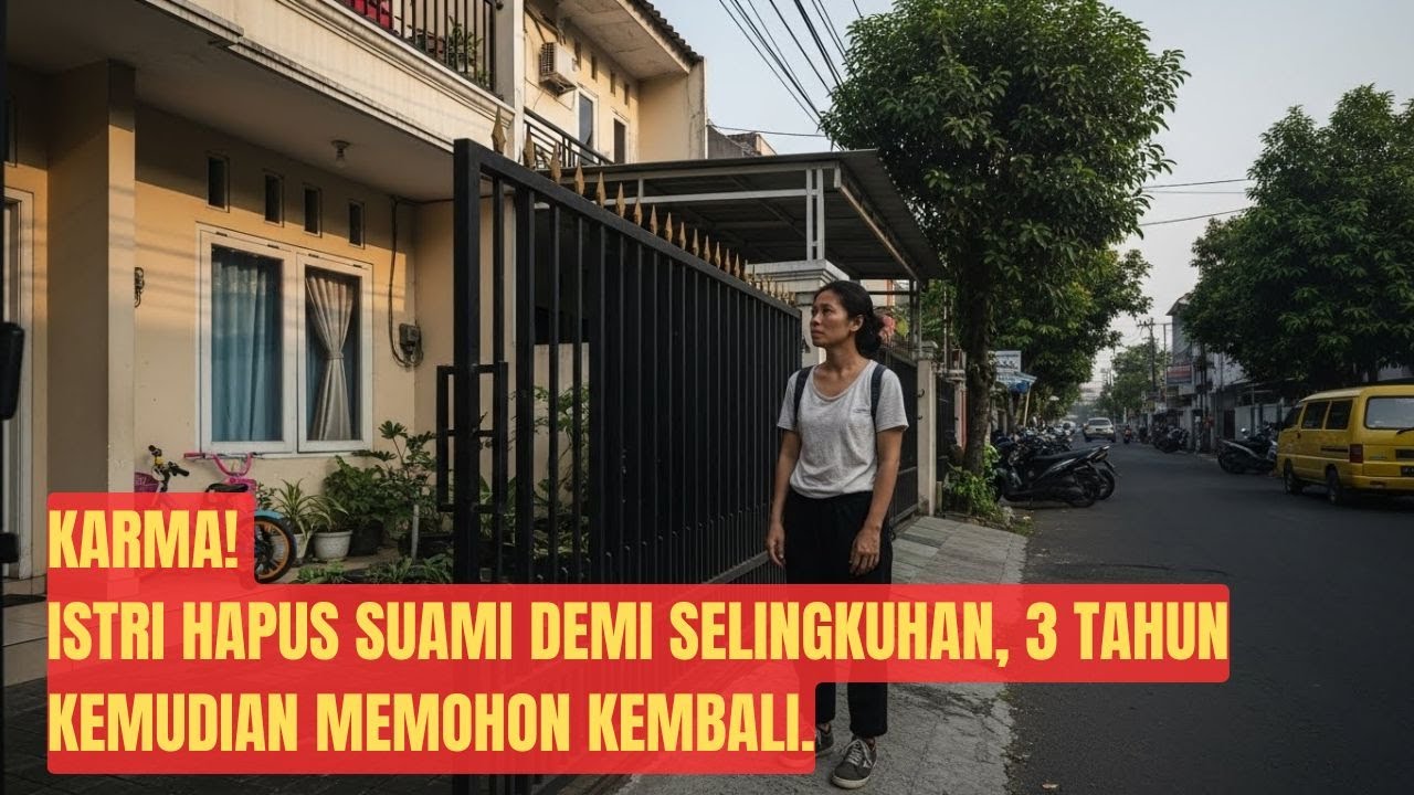 KARMA! Istri Hapus Suami Demi Selingkuhan, 3 Tahun Kemudian Memohon Kembali.
