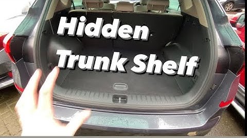 How to store Hyundai Tucson or Kia Sportage Parcel / Trunk Shelf #howto #kiasportage #hyundaitucson