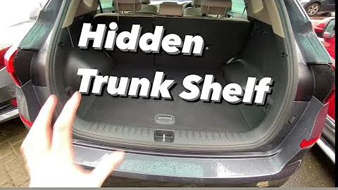 How to store Hyundai Tucson or Kia Sportage Parcel / Trunk Shelf #howto #kiasportage #hyundaitucson