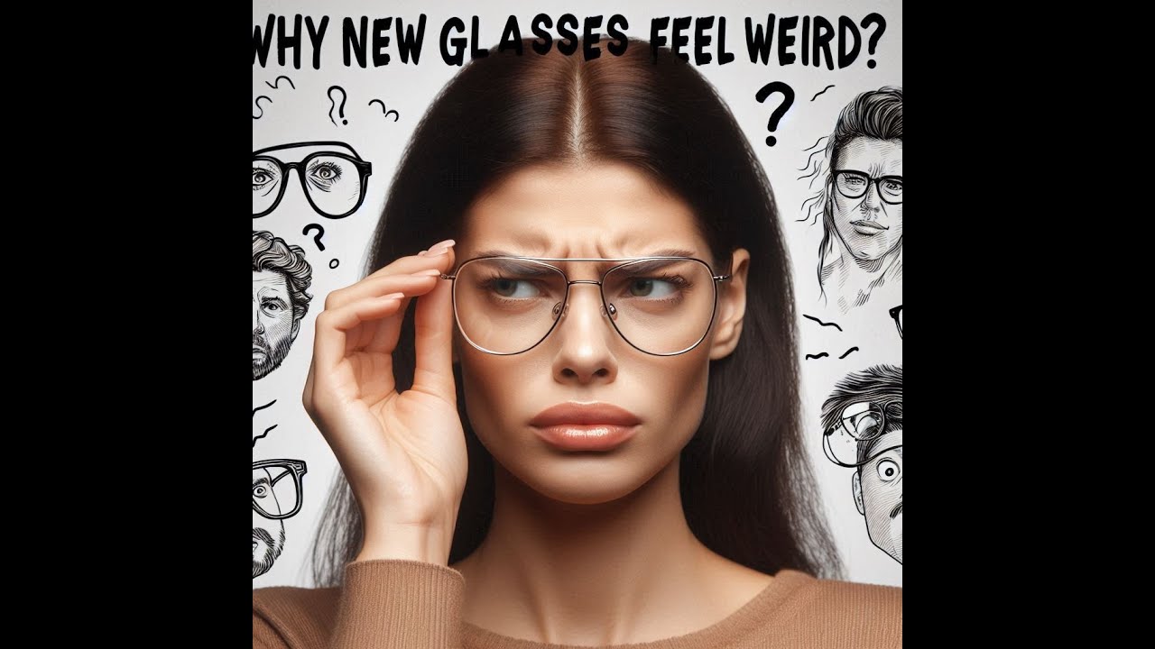 Four Reasons Why New Eyeglasses Feel Wierd. How to Adjust. YouTube