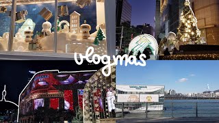 Christmas in KOREA🎄✨ | seoul wave starbucks, myeongdong shopping, and city lights