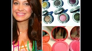 Summer Makeup Haul ❤ Urban Decay Moondust Swatches, CC Cream, Tarte Blush & more!