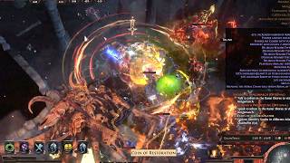 POE 3.28: Cyclone Berserker Raw Footage: Twisted, Elderslayers, Feared, 100% Delirious Vaal Temple