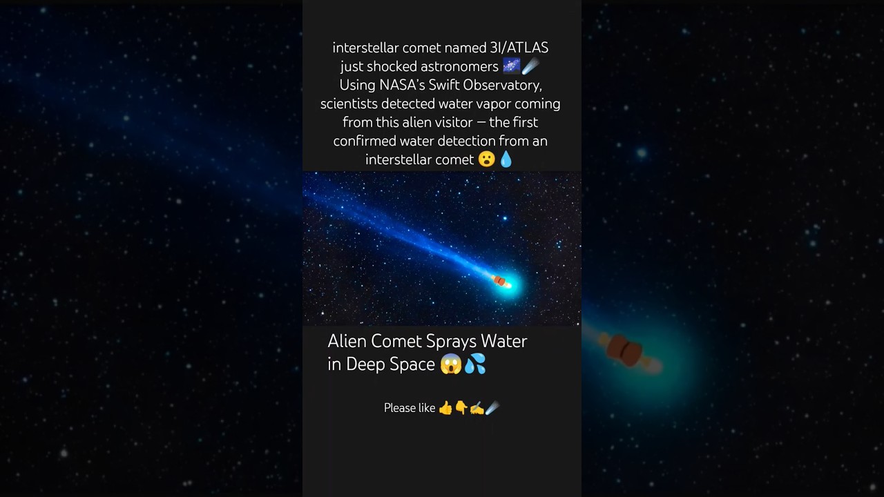 Alien Comet Sprays Water in Deep Space 😱💦