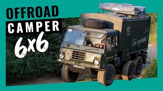 6x6 Camper Van Conversion - EXPLORER DIY Offroad Motorhome - Part 1